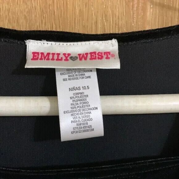 Emily West Girls 10.5 Formal Polka Dot Dress, Layered Skirt, Matching Jacket - Picture 2 of 8